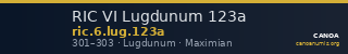 RIC VI Lugdunum 123a — CANOA