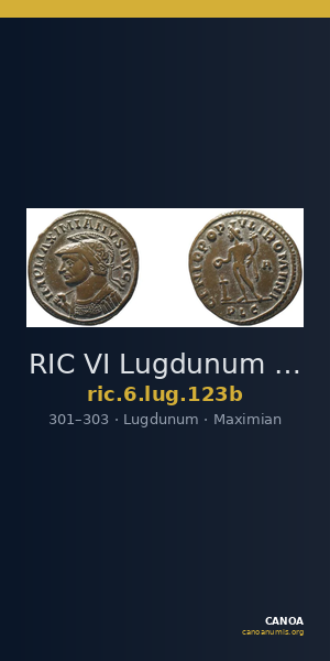 RIC VI Lugdunum 123b — CANOA