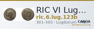 RIC VI Lugdunum 123b — CANOA