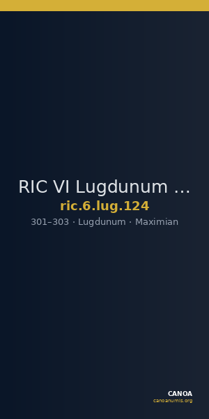 RIC VI Lugdunum 124 — CANOA