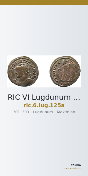 RIC VI Lugdunum 125a — CANOA