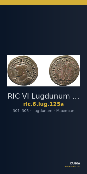 RIC VI Lugdunum 125a — CANOA