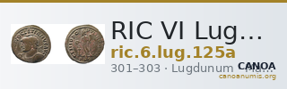 RIC VI Lugdunum 125a — CANOA