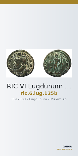 RIC VI Lugdunum 125b — CANOA