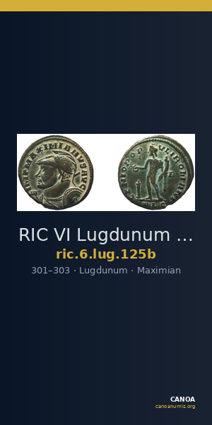 RIC VI Lugdunum 125b — CANOA