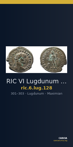 RIC VI Lugdunum 128 — CANOA