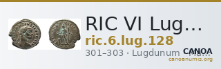 RIC VI Lugdunum 128 — CANOA