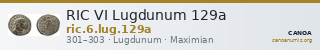RIC VI Lugdunum 129a — CANOA