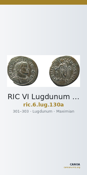 RIC VI Lugdunum 130a — CANOA