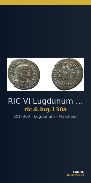 RIC VI Lugdunum 130a — CANOA