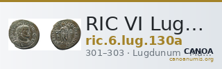 RIC VI Lugdunum 130a — CANOA