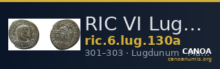 RIC VI Lugdunum 130a — CANOA