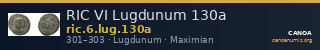 RIC VI Lugdunum 130a — CANOA