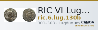 RIC VI Lugdunum 130b — CANOA