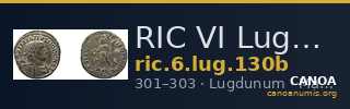 RIC VI Lugdunum 130b — CANOA