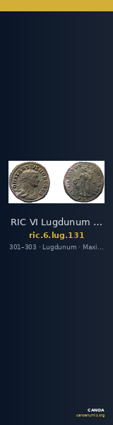 RIC VI Lugdunum 131 — CANOA