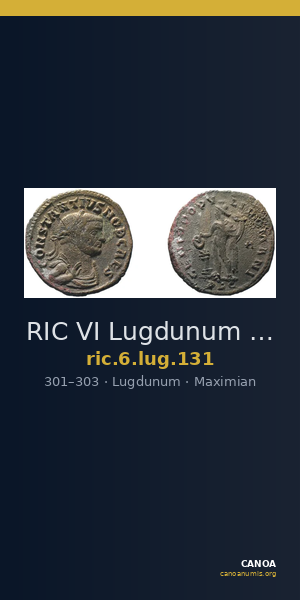 RIC VI Lugdunum 131 — CANOA