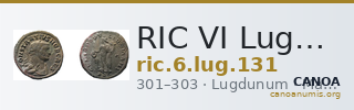 RIC VI Lugdunum 131 — CANOA