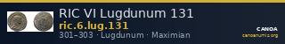 RIC VI Lugdunum 131 — CANOA