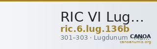 RIC VI Lugdunum 136b — CANOA