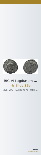 RIC VI Lugdunum 13b — CANOA