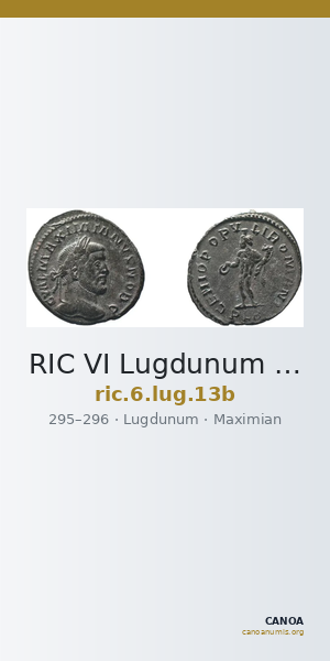 RIC VI Lugdunum 13b — CANOA
