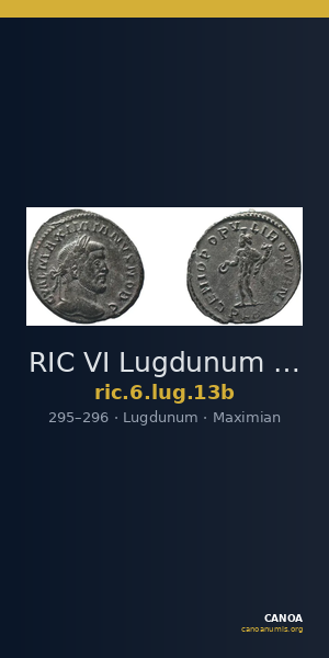 RIC VI Lugdunum 13b — CANOA