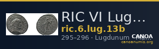 RIC VI Lugdunum 13b — CANOA