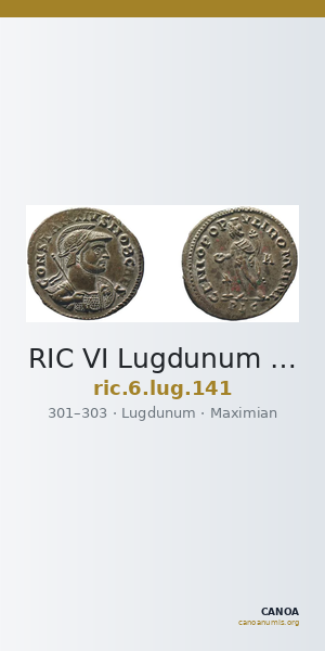 RIC VI Lugdunum 141 — CANOA