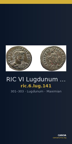 RIC VI Lugdunum 141 — CANOA