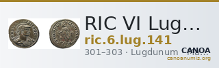 RIC VI Lugdunum 141 — CANOA