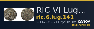 RIC VI Lugdunum 141 — CANOA