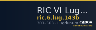 RIC VI Lugdunum 143b — CANOA