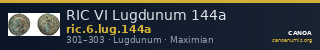 RIC VI Lugdunum 144a — CANOA