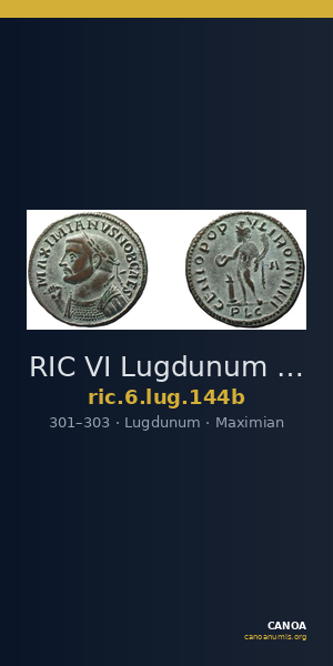 RIC VI Lugdunum 144b — CANOA