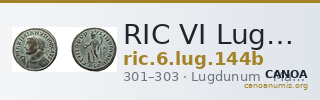 RIC VI Lugdunum 144b — CANOA