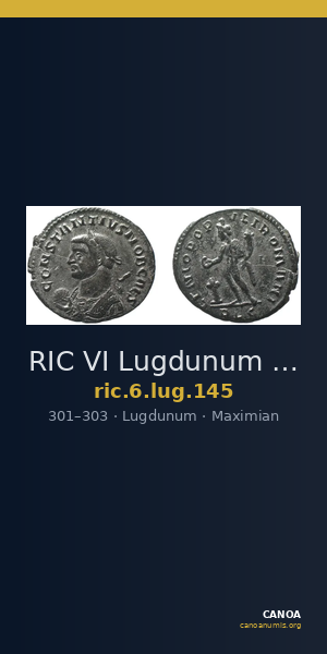 RIC VI Lugdunum 145 — CANOA