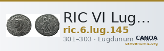 RIC VI Lugdunum 145 — CANOA