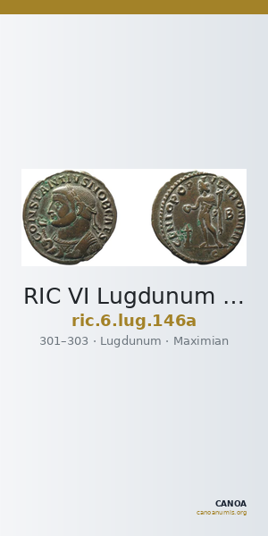 RIC VI Lugdunum 146a — CANOA