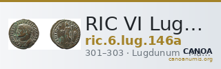 RIC VI Lugdunum 146a — CANOA