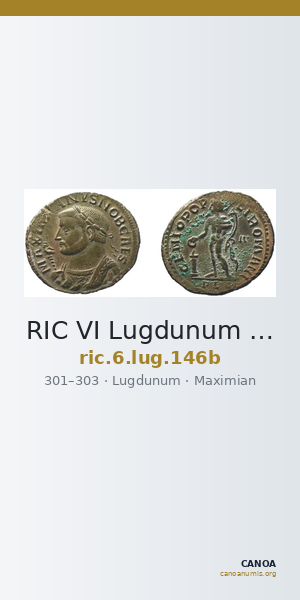 RIC VI Lugdunum 146b — CANOA