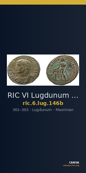 RIC VI Lugdunum 146b — CANOA