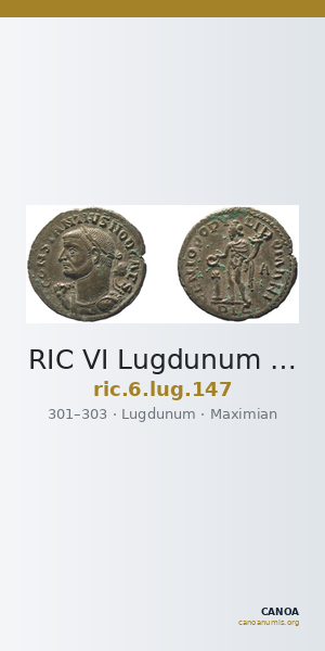 RIC VI Lugdunum 147 — CANOA