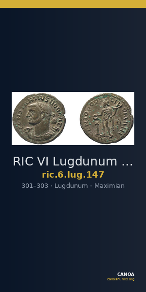RIC VI Lugdunum 147 — CANOA