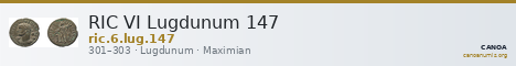 RIC VI Lugdunum 147 — CANOA