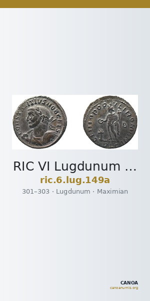 RIC VI Lugdunum 149a — CANOA