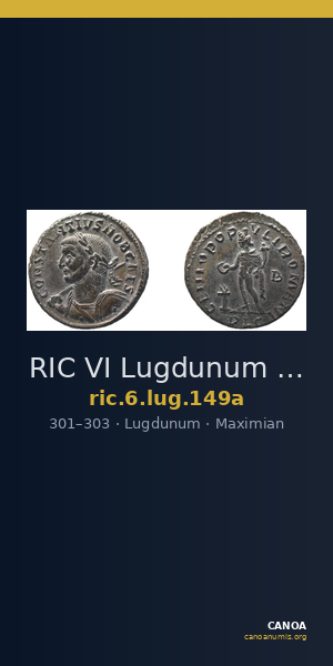 RIC VI Lugdunum 149a — CANOA