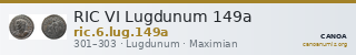 RIC VI Lugdunum 149a — CANOA