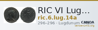 RIC VI Lugdunum 14a — CANOA