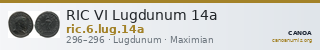 RIC VI Lugdunum 14a — CANOA